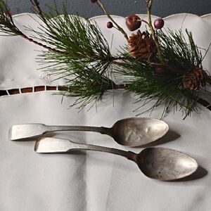 Antique Sterling Silver Spoons2